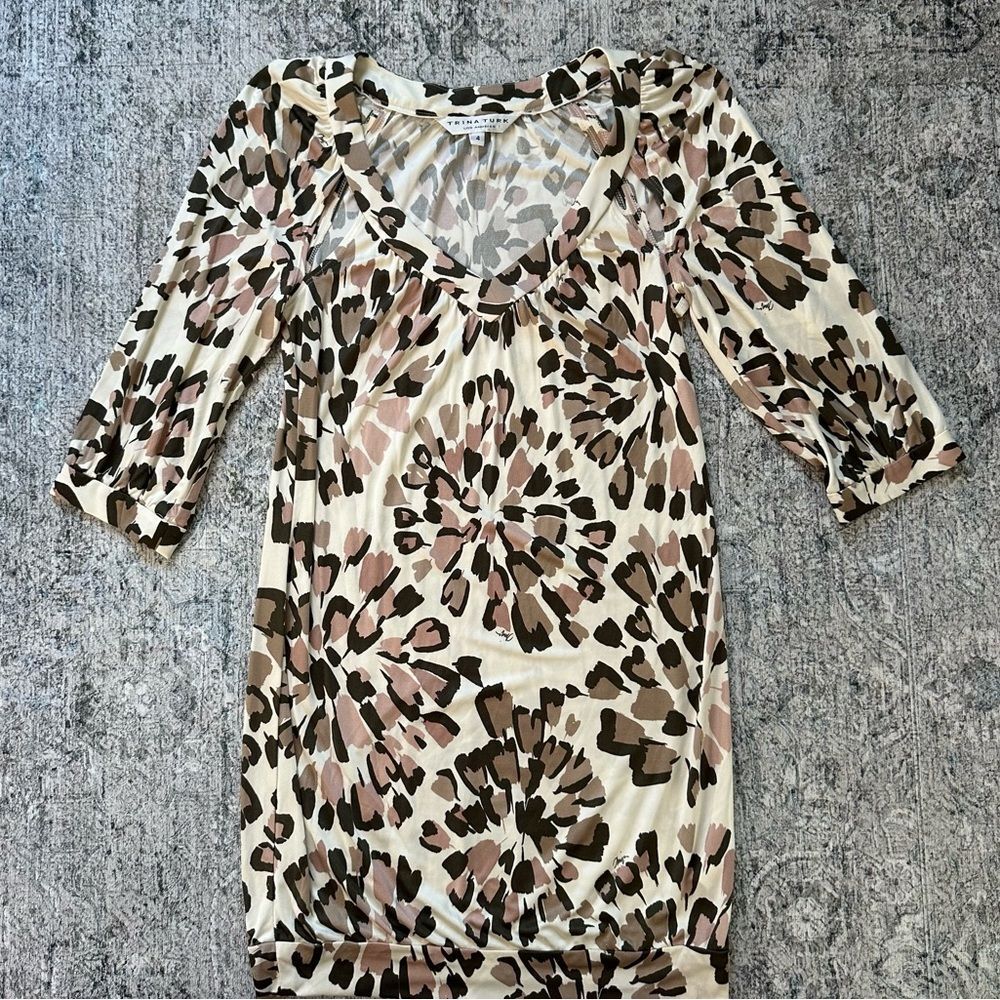 Trina Turk Silk shift dress